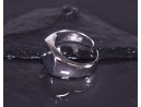 Silberring mit Siegelringdesign
