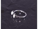 Silberring mit symmetrischer Grundform