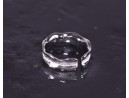Stilvoller Silberring offen
