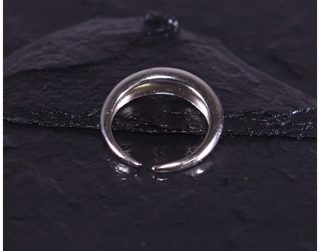 Zeitlos eleganter Silberring