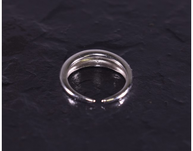 Zeitlos eleganter Silberring