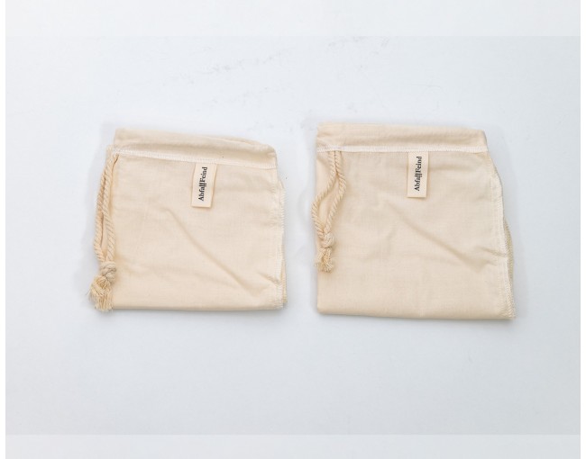 Nut milk bags cotton set of 2